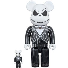 BE@RBRICK The Nightmare Before Christmas Jack Skellington 100% & 400%