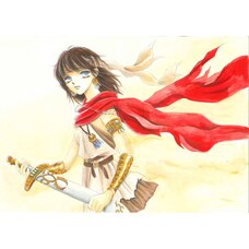 Riho Sachimi Gin no Valkyries Original Framed Reproduction Art Print No. 1