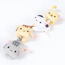 Tobitsuku Nyanko Puchi Character Clothespins