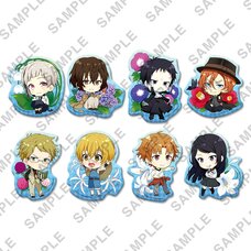 Bungo Stray Dogs Natsu no Hana Clear Clip Badge Box Set