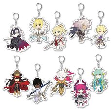 Pikuriru! Fate/Grand Order Trading Acrylic Keychain Charms Vol. 3 Box Set (Re-run)