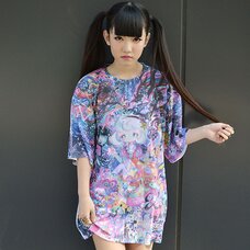 Zigg Chikuwaemil "Multiverse Psychedelia" Big Full Graphic Printed T-Shirt