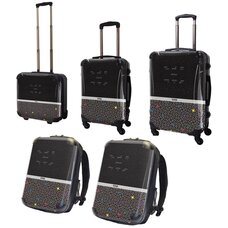 Tetris Art Suitcase & Rucksack Collection: Two-Tone (Black)