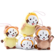 Rascal the Raccoon Costume Plush Collection (Ball Chain)