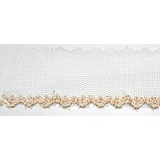 Atelier Pierrot Gold Lamé Tulle Lace
