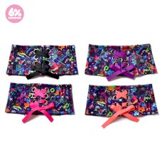 6%DOKIDOKI Neon Spectrum Lace-Up Belt
