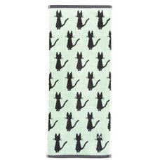 Kiki's Delivery Service Jiji Silhouette Face Towel