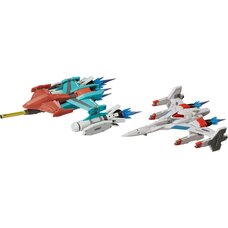 figma Galaxian Galaxip GFX-D001a / Galaga Fighter GFX-D002f