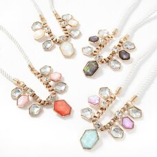 Osewaya Geometric Gem Necklace