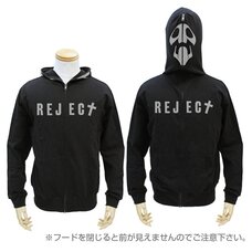 Rebuild of Evangelion 10th Angel Black Full-Zip Hoodie
