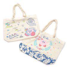 Kirby PuPuPu Vacation Rope Handle Tote Bag