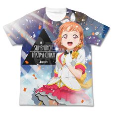 Love Live! Sunshine!! Chika Takami Mirai Ticket Ver. White Graphic T-Shirt