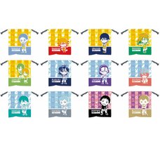 Yowamushi Pedal Grande Road Kyun Chara Drawstring Pouches