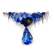 Miyuki's Eyelashes Jewel Tear Blue Lower False Eyelash
