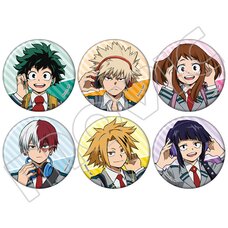 My Hero Academia B6 Character Badge Collection Box Set