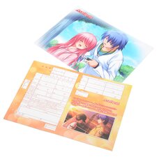 Key 20th Anniversary Angel Beats! Marriage Registration w/ Clear Poster
