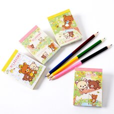 Rilakkuma Korilakkuma to Atarashii Otomodachi Cloth-Bound Memo Pads