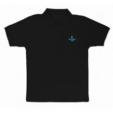 Love Live! Sunshine!! You Watanabe Black Embroidered Polo Shirt