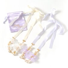 E Hyphen World Gallery BonBon Ribbon Pearl Necklace