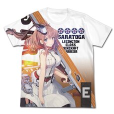 Kantai Collection -KanColle- Saratoga White Graphic T-Shirt