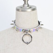 ACDC RAG Hologram Ball Ring Needle Choker