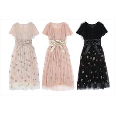 Honey Salon Flower Tulle Dress
