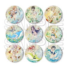 Sword Art Online: Memory Defrag Summer Collection Trading Metallic Badge Complete Box Set
