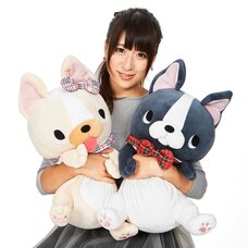 Buruburu Boo! Checkered Dressed Up Dog Plush Collection (Big)