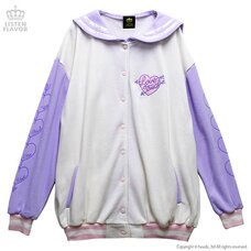 LISTEN FLAVOR Love Struck Sailor Collar Blouson