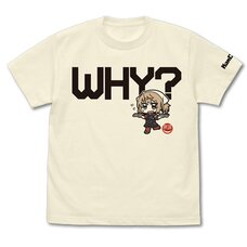 Kantai Collection -KanColle- Why? Pacific Saury Mode Michishio Vanilla White T-Shirt