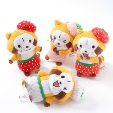 Rascal the Raccoon Strawberry Plush Collection (Ball Chain)