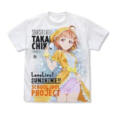 Love Live! Sunshine!! Chika Takami Pajamas Ver. Whitel Graphic T-Shirt