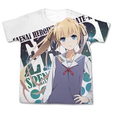Saekano: How to Raise a Boring Girlfriend Eriri Spencer Sawamura Graphic White T-Shirt