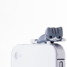 Clinging Kitten Earphone Jack Accessory