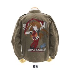 Rebuild of Evangelion Asuka Langley Shikinami Embroidered Olive Tour Jacket