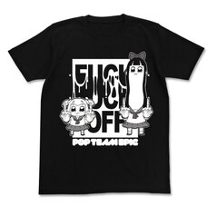 Pop Team Epic Fxxk Off Black T-Shirt