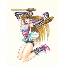 Makoto Niwano Bomber Girl Original Framed Reproduction Art Print No. 2