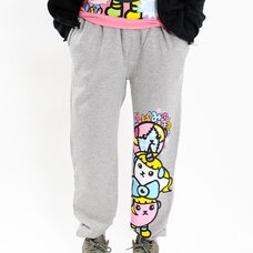 Mameshi-Pamyu-Pamyu Mame Pamyu & Friends Fleece-Lined Sweatpants