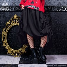 LISTEN FLAVOR Bat Hemline Maxi Skirt