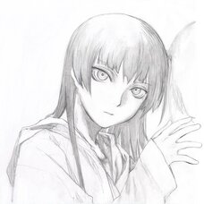 Yoshitoshi ABe 20th Anniversary Signed Premium Art Print - Watcher (Phenomeno)