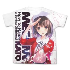 Saekano: How to Raise a Boring Girlfriend Megumi Kato White Graphic T-Shirt