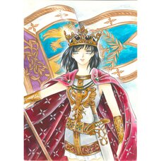 Riho Sachimi Gin no Valkyries Original Framed Reproduction Art Print No. 5