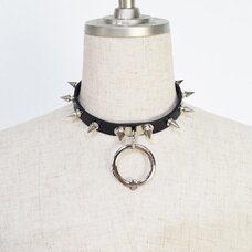 ACDC RAG Black Ball Ring Needle Choker