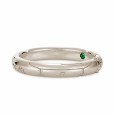 Evangelion Provisional Unit-05 Mari Illustrious Makinami 18K White Gold Entry Plug Ring
