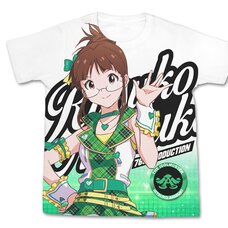 The Idolm@ster One For All Ritsuko Akizuki Full-Color White T-Shirt