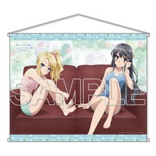 Rascal Does Not Dream of Bunny Girl Senpai Mai & Nodoka B2 Tapestry