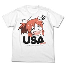 The Idolm@ster Cinderella Girls Theater Guruguru Usamin White T-Shirt