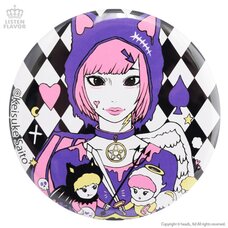 LISTEN FLAVOR x Keisuke Saito Devil & Angel Collab Pin Badge