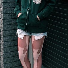 Anime Edition Printed Tights - Attack on Titan Pattern | Attack on Titan
