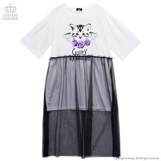 LISTEN FLAVOR Guilty Innocence Tulle Layered Dress